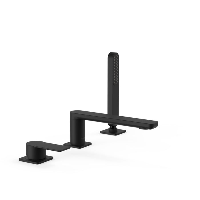TRES 20016203NM LOFT Grifo Monomando para Borde De Bañera Color Negro Mate