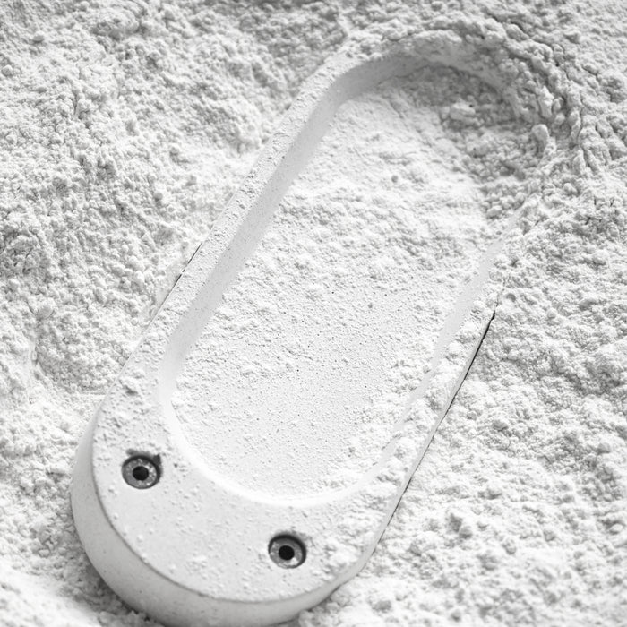 SONIA 201211 CEMENT Toallero Barra Doble Blanco