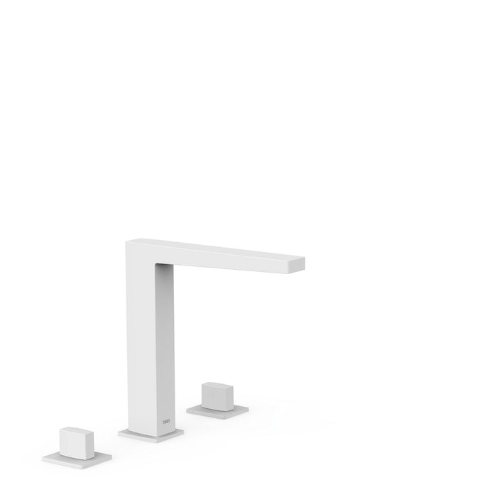 TRES 20210501BM SLIM Grifo Bimando De Repisa para Lavabo Color Blanco Mate