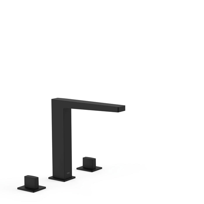 TRES 20210501NM SLIM Grifo Bimando De Repisa para Lavabo Color Negro Mate