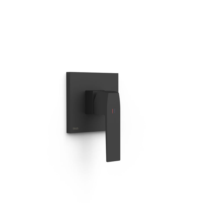 TRES 20227810NM RAPID-BOX Pieza Vista para Caja Empotrada de 1 Vía Color Negro Mate