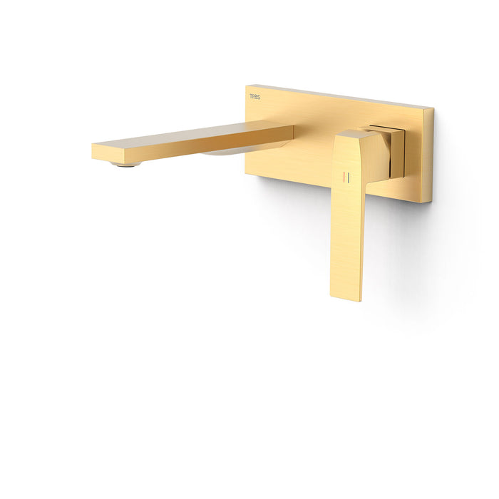 TRES 20230031OM SLIM Pieza Vista para Cuerpo Empotrado De Lavabo Color Oro Mate 24K