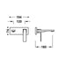 TRES 20230031BM SLIM Pieza Vista para Cuerpo Empotrado De Lavabo Color Blanco Mate
