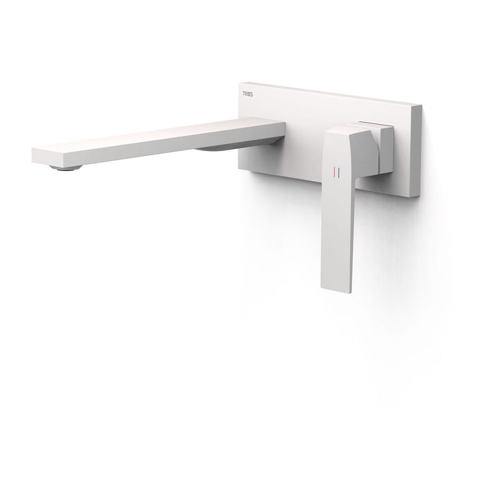 TRES 20230032BM SLIM Pieza Vista para Cuerpo Empotrado De Lavabo Color Blanco Mate