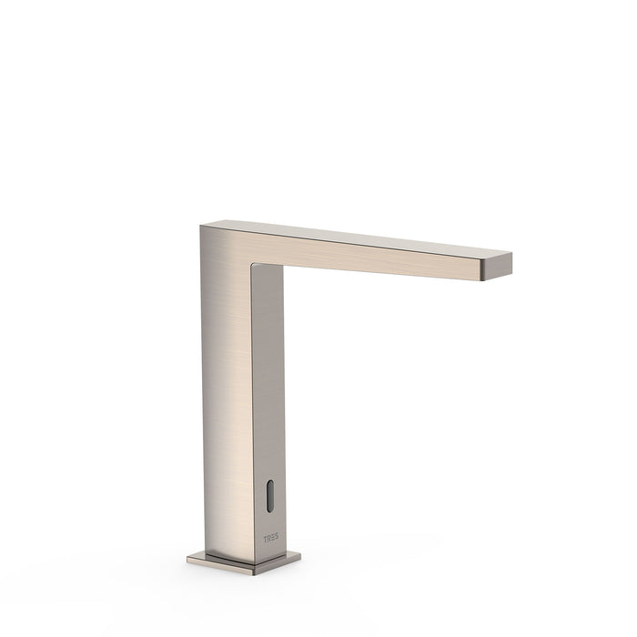 TRES 20261310AC SLIM Grifo Electrónico De 1 Agua para Lavabo Color Acero