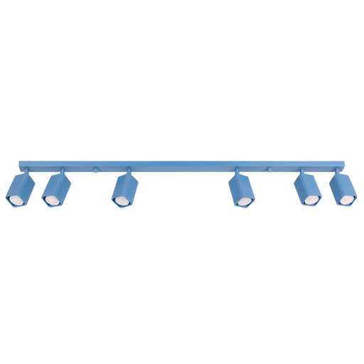 SOLLUX SL.3294 Lámpara De Techo Rayo 6L Azul Celeste