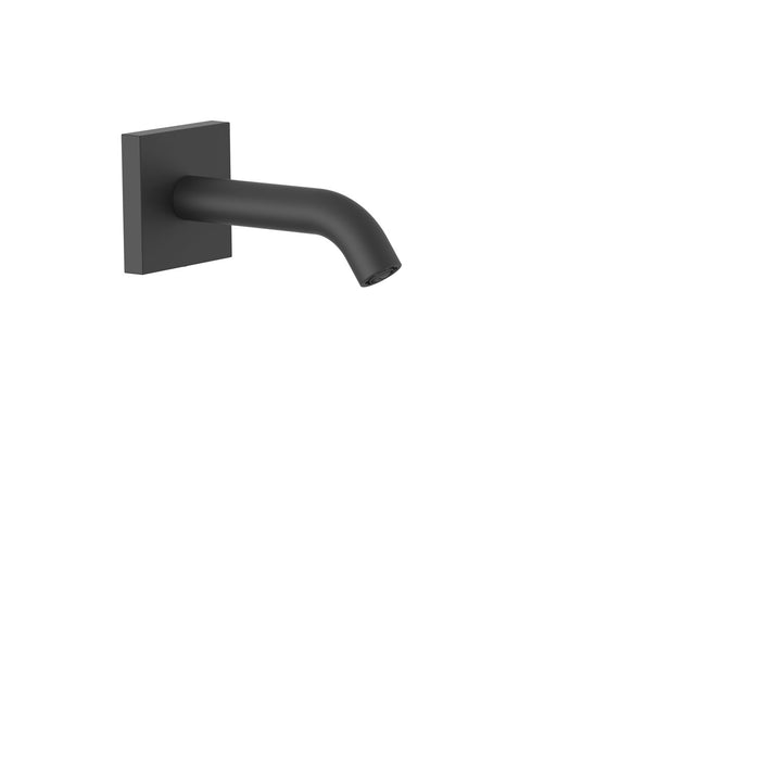 TRES 21018107NM COMPLEMENTOS DE GRIFERÍA Caño Fijo De Pared Color Negro Mate