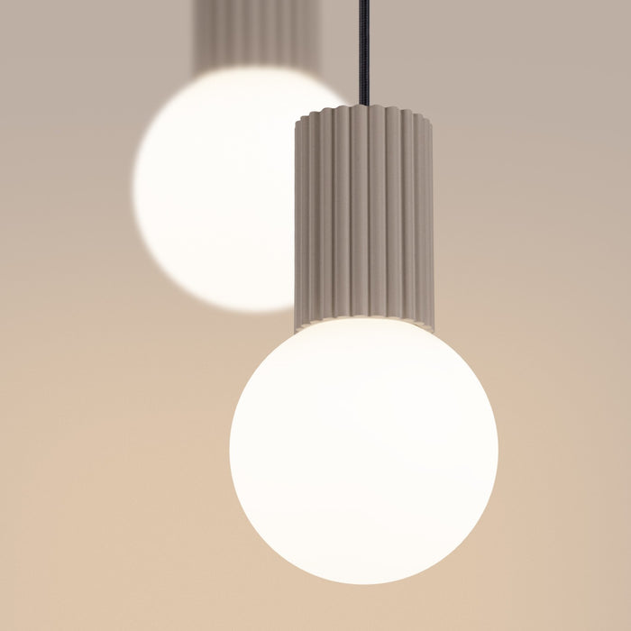 SOLLUX SL.1978 Lámpara Colgante Halo 2P Taupe
