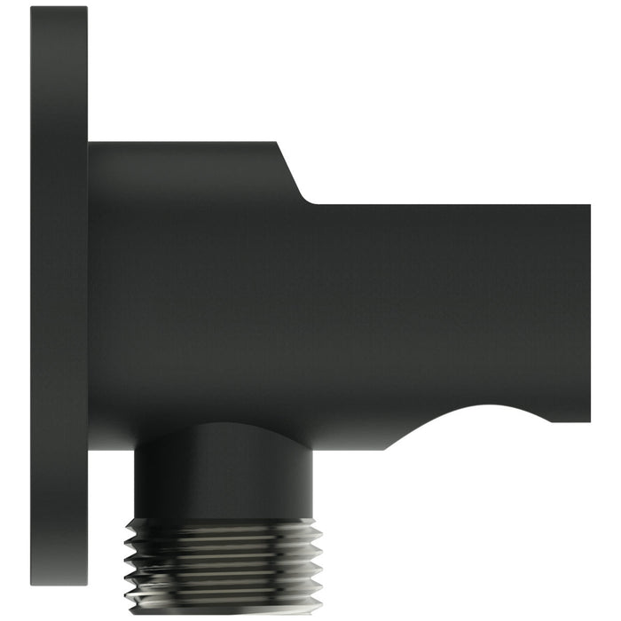 IDEAL STANDARD BC807XG Soporte Pared Redondo C/Toma Negro Seda