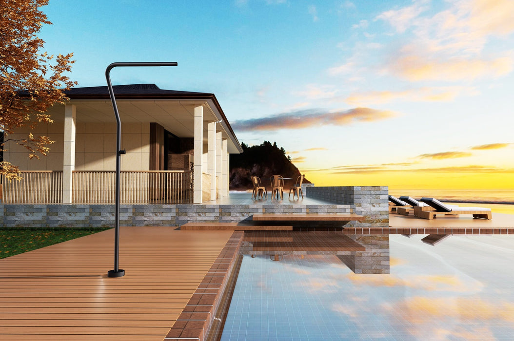POOLIMEX GPN009/ANG NEVADA Grifería De Piscina Acero S.316 Negro Mate