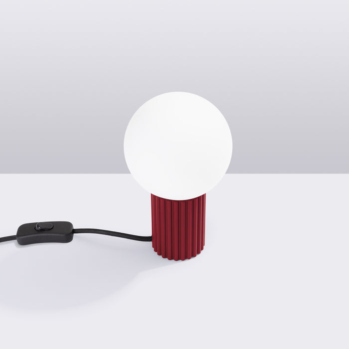 SOLLUX SL.1751 HALO Lámpara De Mesa Burdeos