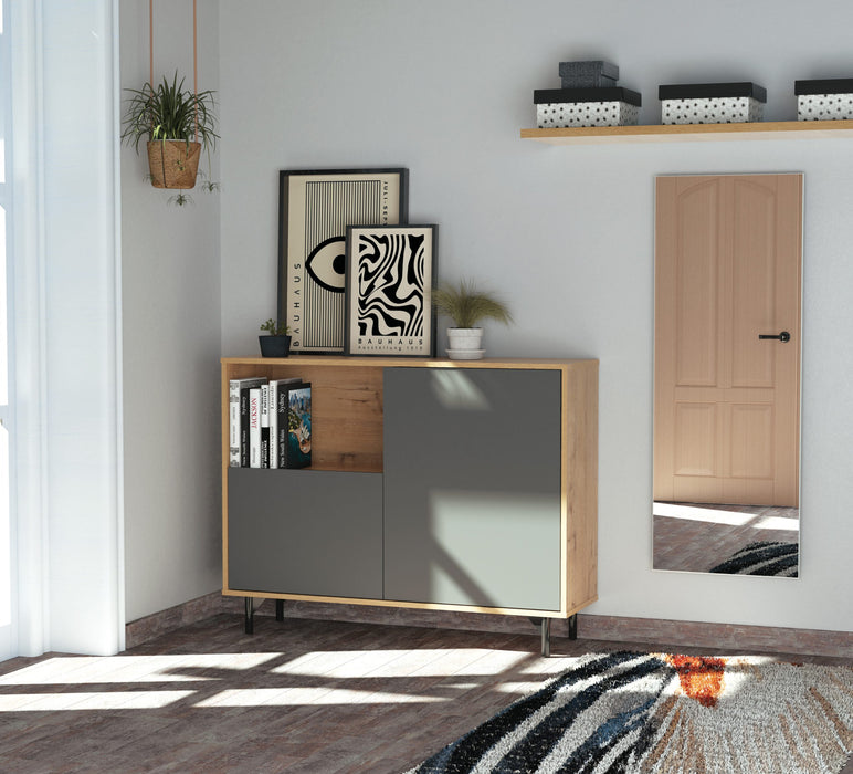 MUEBLES PITARCH Aparador Anori Roble gold/Gris
