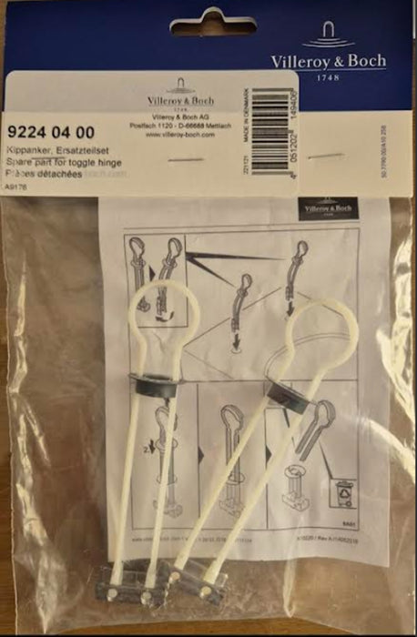 VILLEROY & BOCH 9224 04 00 Set Anclaje Para Asientos WC
