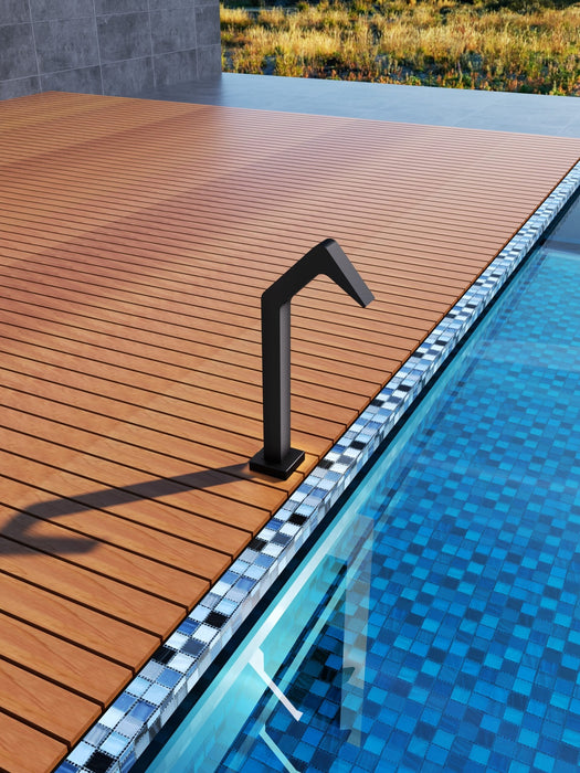 POOLIMEX CPN001/ANG NIÁGARA Rociador Cascada De Piscina 6Cm Acero S.316 Negro Mate