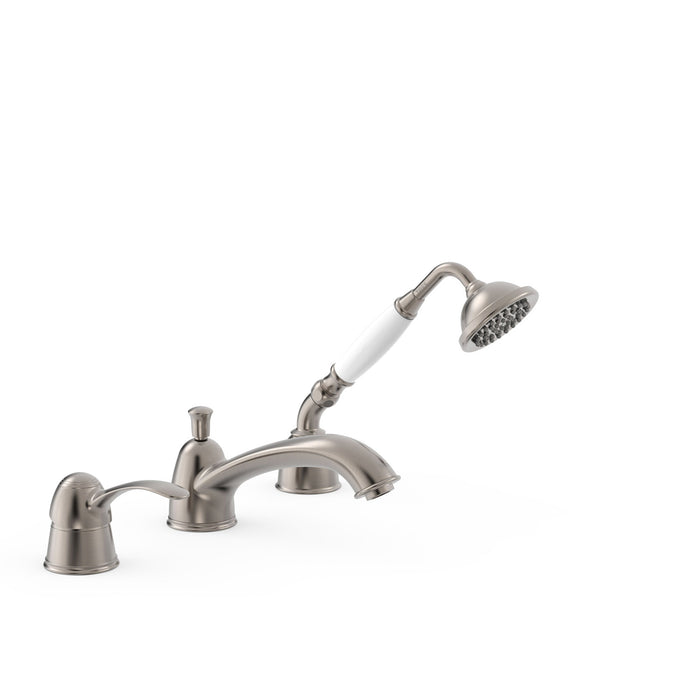 TRES 24214501AC TRES CLASIC Grifo Monomando para Borde De Bañera Color Acero