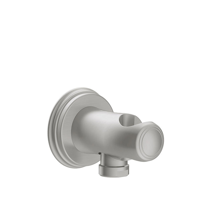 TRES 24218201AC TRES CLASIC Soporte Fijo con Toma De Agua para Ducha De Mano y Flexo Color Acero