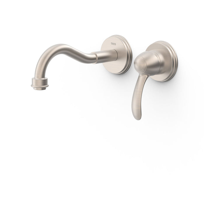 TRES 24220001AC TRES CLASIC Grifo Monomando Empotrado para Lavabo Color Acero