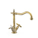 TRES 24234201LM COCINA Grifo Bimando Fregadero Color Latón Viejo Mate