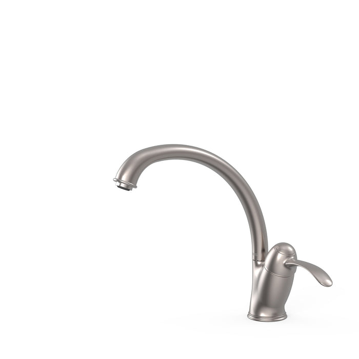 TRES 24244101AC COCINA Grifo Monomando Fregadero Color Acero