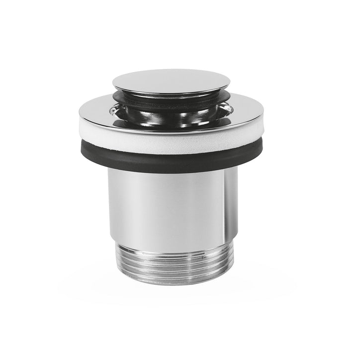 TRES 24284002 COMPLEMENTOS DE GRIFERÍA Válvula De Desagüe Click-Clack Simple-Rapid para Lavabo Color Cromo