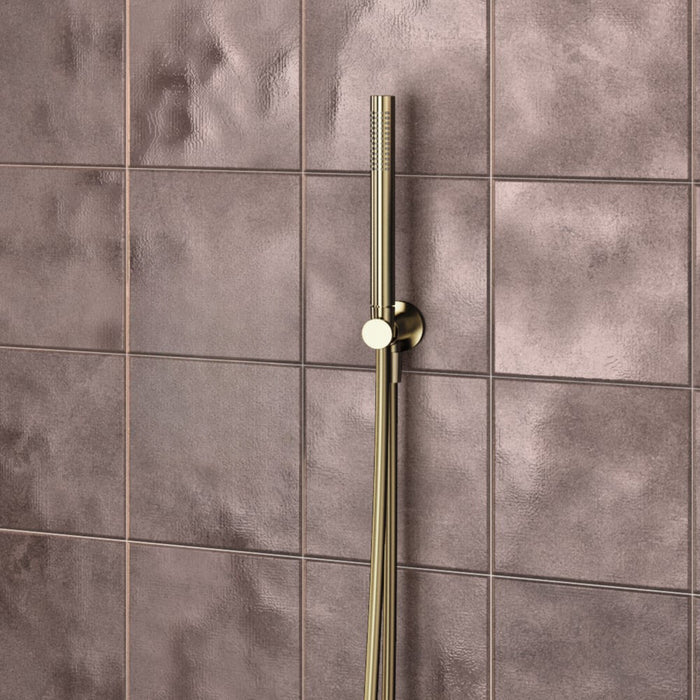 RAMÓN SOLER 2475COC HIDROTERAPIA Flexo de Ducha 175 cm Oro Cepillado