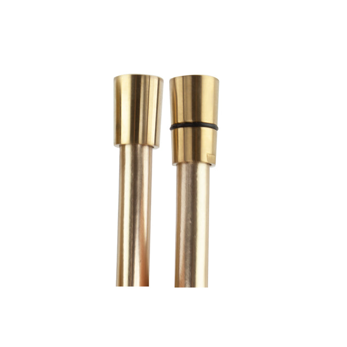 RAMÓN SOLER 2475COC HIDROTERAPIA Flexo de Ducha 175 cm Oro Cepillado