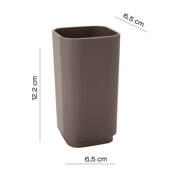 GEDY 63985200300 SEVENTY Portacepillos Tortora