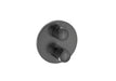 ROCA A5A2E09NM0 T-1000 Round Grifo Termostático Empotrable para Baño Negro Titanio Cepillado