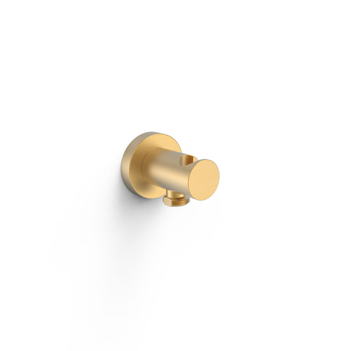 TRES 26118221OM Soporte Fijo con Toma De Agua Color Oro Mate 24K