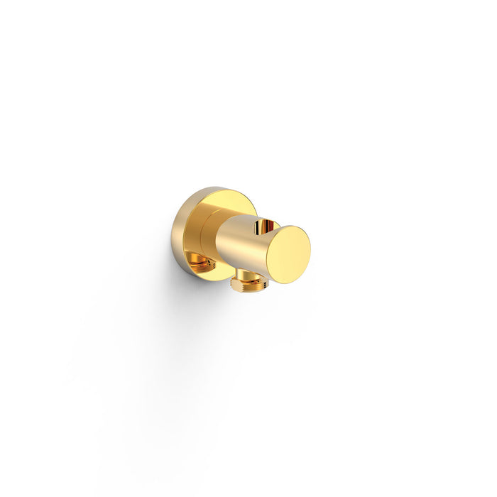 TRES 26118221OR Soporte Fijo con Toma De Agua Color Oro 24K