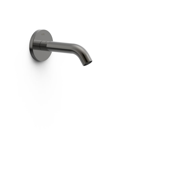 TRES 26218004KM COMPLEMENTOS DE GRIFERÍA Caño Fijo De Pared Color Negro Metalizado