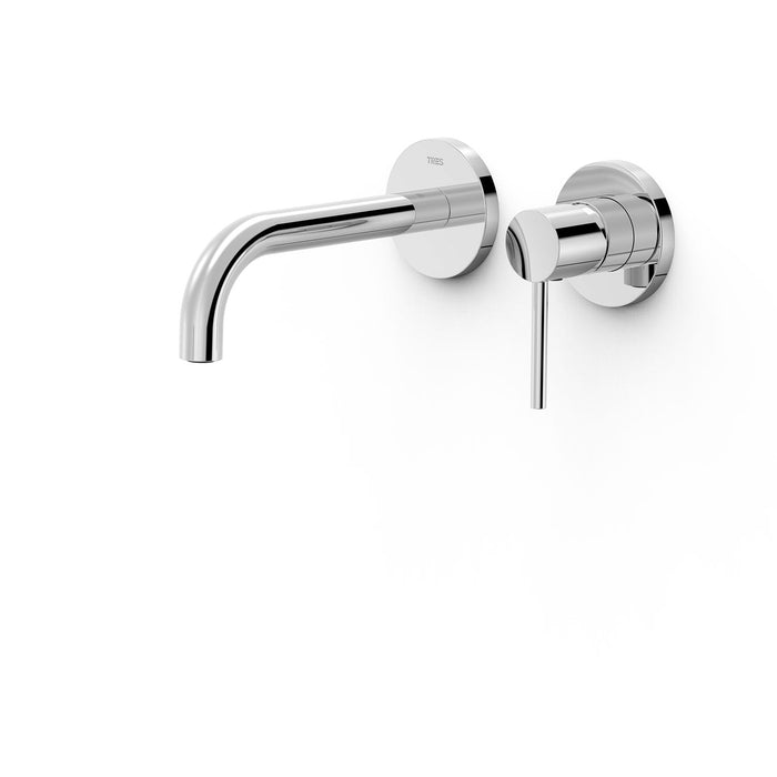 TRES 26230021 STUDY Pieza Vista para Cuerpo Empotrado De Lavabo Color Cromo