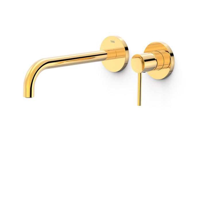 TRES 26230022OR STUDY Pieza Vista para Cuerpo Empotrado De Lavabo Color Oro 24K