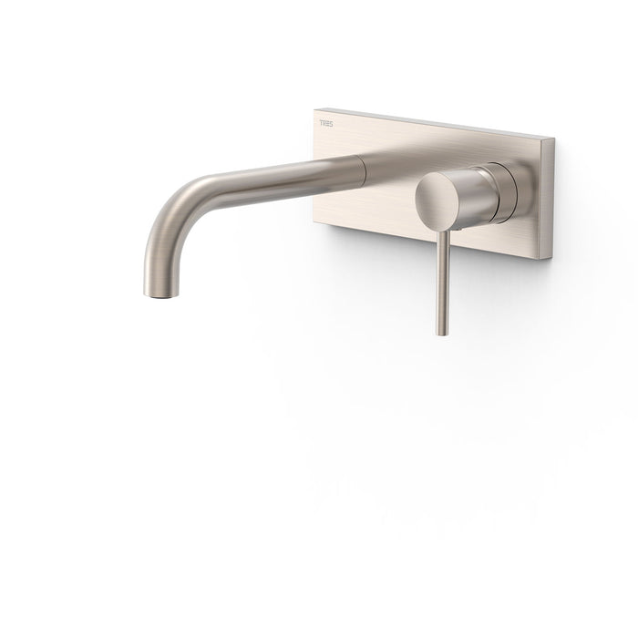 TRES 26230031AC STUDY Pieza Vista para Cuerpo Empotrado De Lavabo Color Acero
