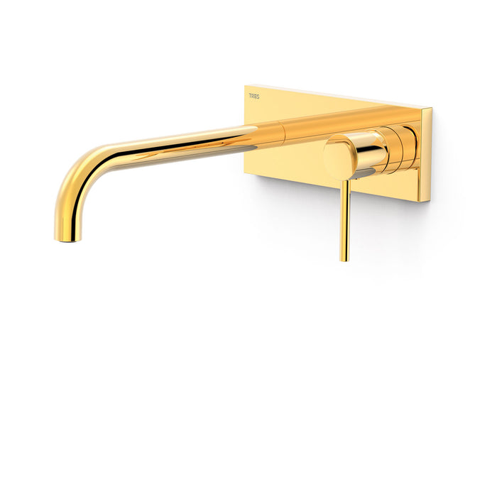 TRES 26230032OR STUDY Pieza Vista para Cuerpo Empotrado De Lavabo Color Oro 24K