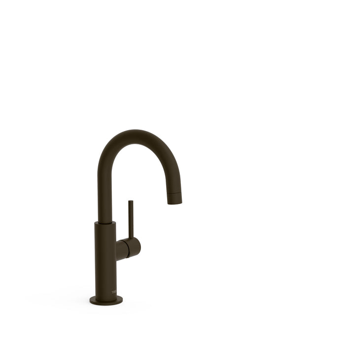 TRES 26290403KMB STUDY Grifo Monomando con Maneta Lateral para Lavabo Color Negro Bronce