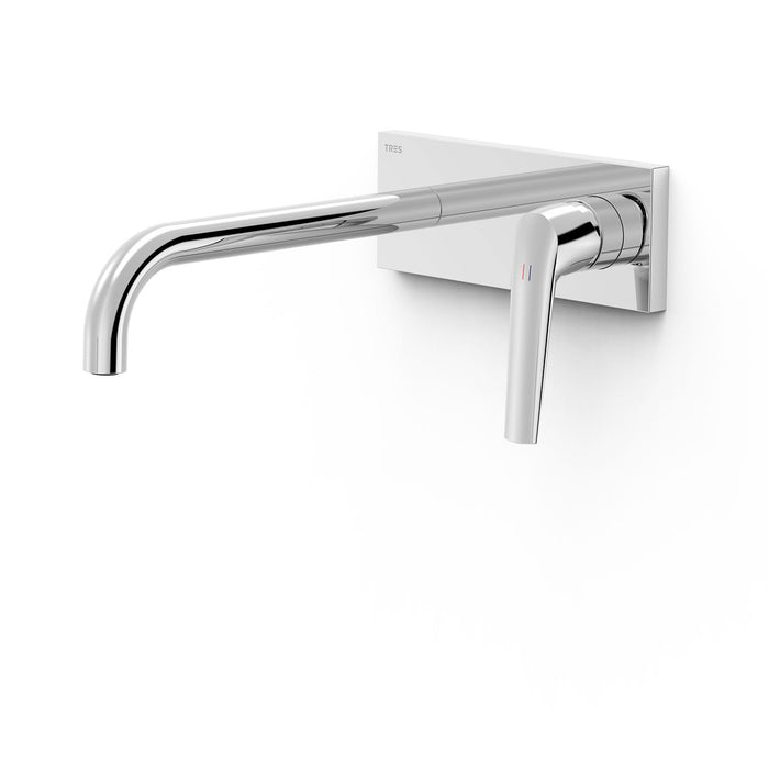 TRES 28130024 FUJI Pieza Vista para Cuerpo Empotrado De Lavabo Color Cromo