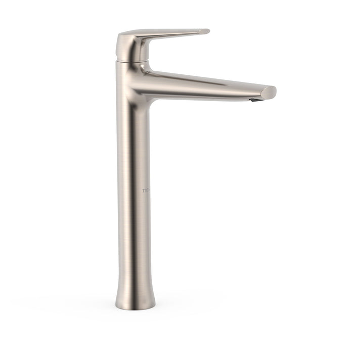 TRES 28180301AC FUJI Grifo Monomando Caño XXL Lavabo Color Acero