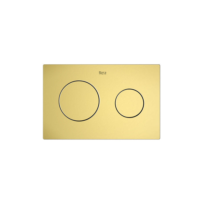ROCA A8901890VA PL10 ONE DUAL Placa de Accionamiento Oro Cepillado Posterior a 2021