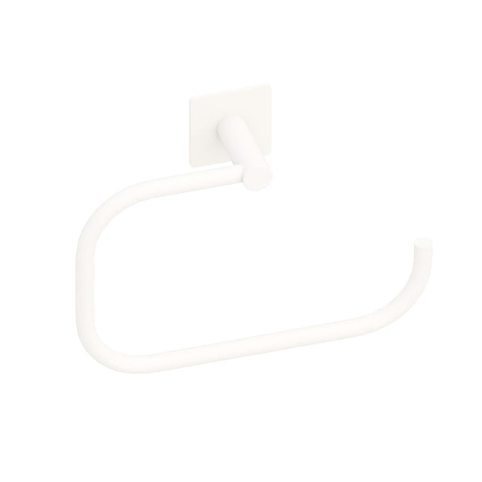 BELTRAN 10868 PRAGA Toallero Anilla Lavabo Blanco Adhesivo