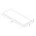 SALGAR 110546 BEQUIA Mueble de Baño con Lavabo de Posar y Encimera 120 cm 2 Cajones 2 Puertas Roble África