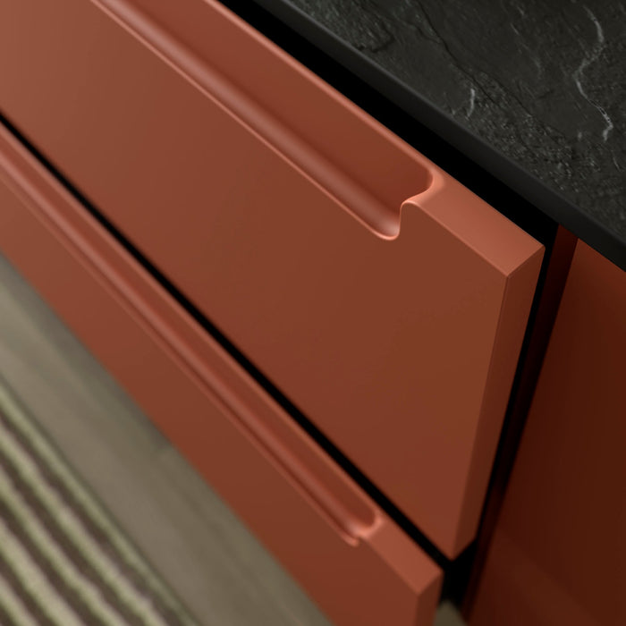 SALGAR MONTERREY Mueble+Tapa+Lavabo Bol Color Terracota
