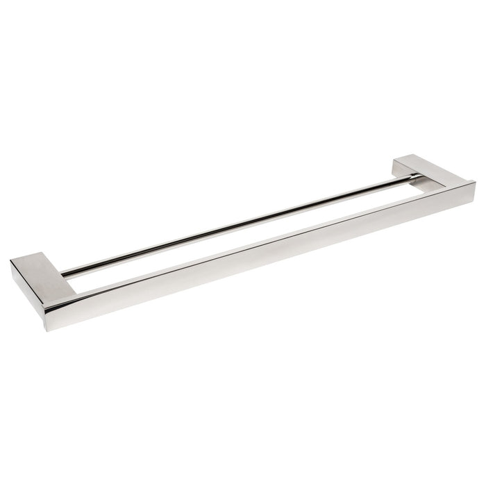 MEDICLINICS AI1411C Toallero de Barra Doble Acero Inox Brillo
