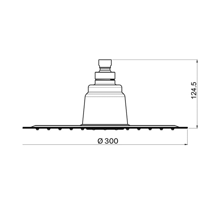 PRESTO 66330SI Rociador redondo sonido Inox