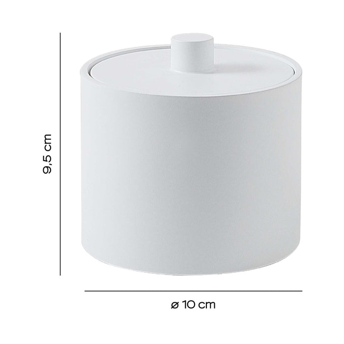 GEDY BR030200000 BRENDA Contenedor Blanco Mate
