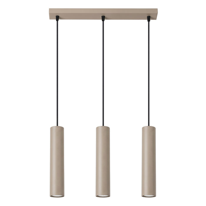SOLLUX SL.2079 Lámpara Colgante Lagos 3L Taupe