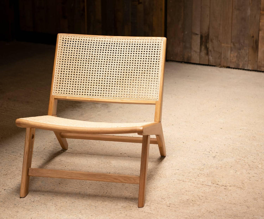 ANDREA HOUSE MU73122 Sillón Bali Madera Roble 60x72x67,5  cm
