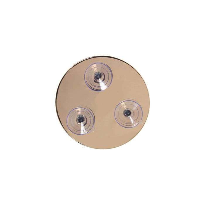 ARCOBAÑ FCES10VO15 Espejo C/ Ventosa Oro Rosa 10 Aumentos D-15Cm