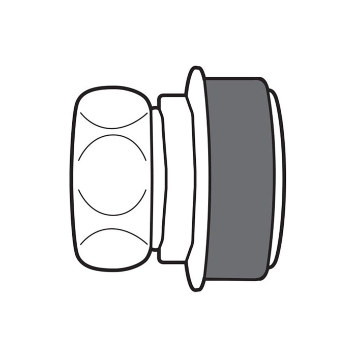 PRESTO 44047 Racor union para tubo de descarga diámetro exterior 32 mm Cromo