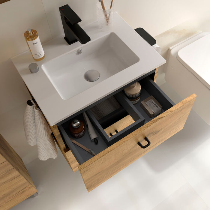 SALGAR INARA Conjunto Mueble 2C Fondo Reducido Roble África